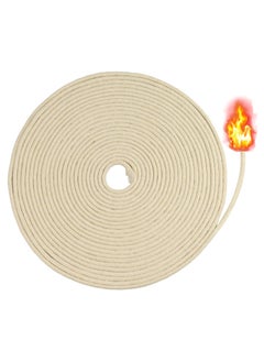 SUNSAR Oil Lamps Accessories ,32.8Ft 4mm Oil Lamp Wicks, Round Cotton Lamp Wicks Burner, Braided Round Candle Wicks for Kerosene Alcohol Lamp Candle Making  - Image 1