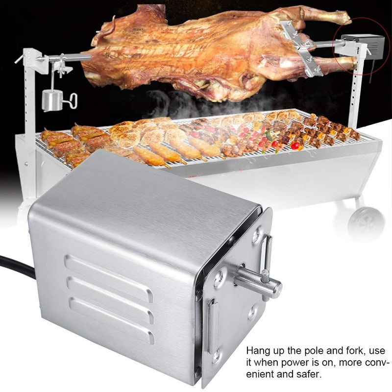 klarako BBQ Rotisserie Motor Electric Barbecue Grill Roast Meat Motor 50-70KGF(US Plug) - Image 5