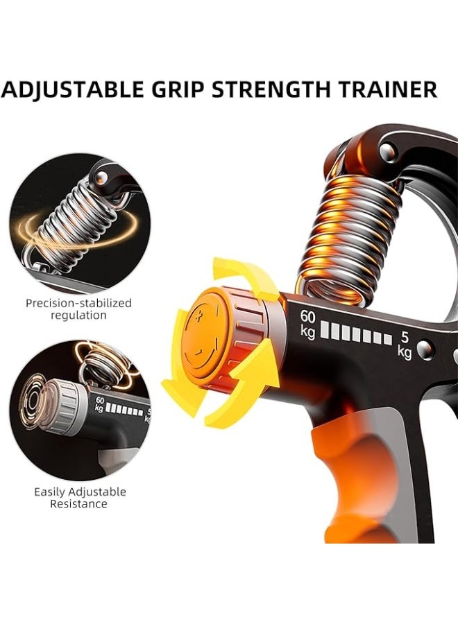 أداة تمارين اليد، قوة تدريب، تدريب العضلات، قبضة اليد، قوة أداة تمارين اليد (من 5 إلى 60 كجم)، أداة تمارين يد متنوعة - Image 2