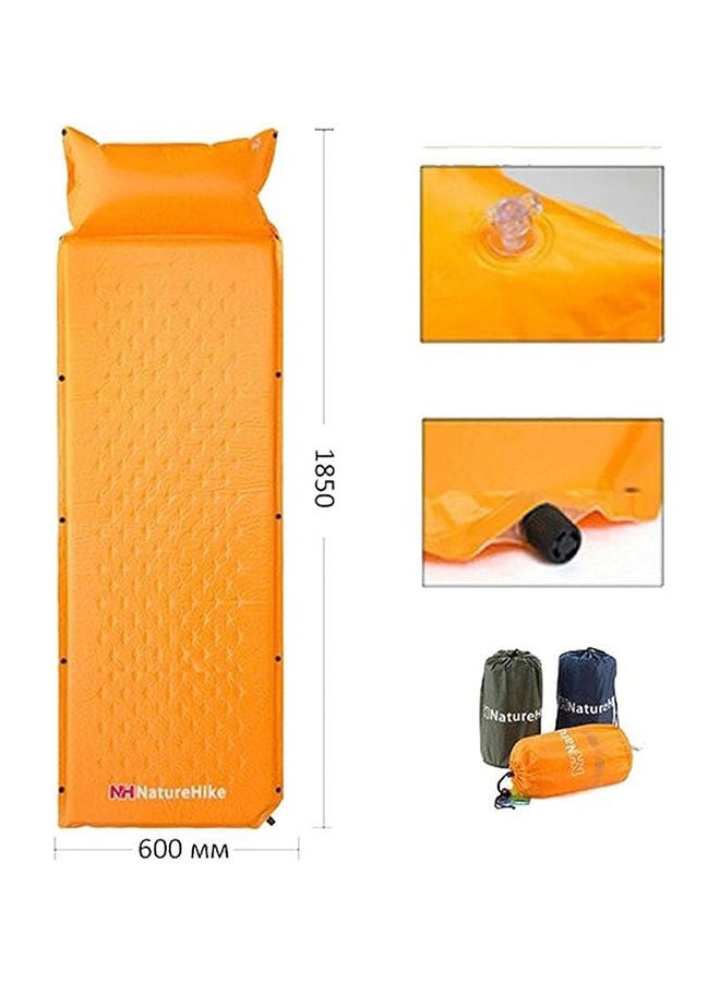 Naturehike Wide Air-Spliced Sleeping Mat with Cushion - Natural Yellow 79 | Inflatable Camping Mat with Foam Insert - Image 4