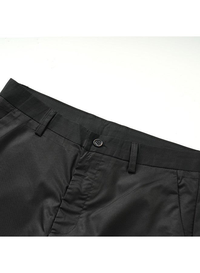 Fomoce new Autumn Men's Casual Pants - Wrinkle-resistant Solid Color Versatile Straight-cut Trousers - Image 4
