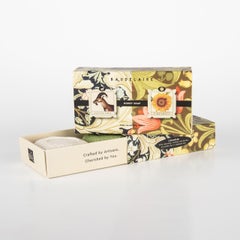 Baudelaire Baudelaire Goats Milk and Calendula Honey Soap 14ounce For Everyday Use Bathroom Use Skin Care Made in France 