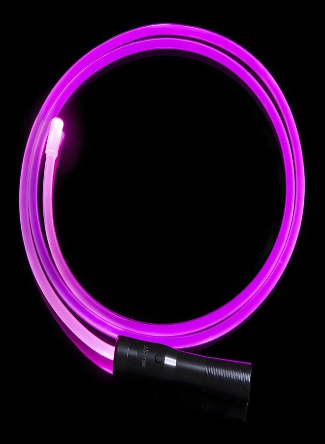 جلو اف اكس كابل GloFX Cosmic [كابل ألياف ضوئية LED قابل للبرمجة] بطول 6 أقدام، يدور 360 درجة، قطر 8 مم - لعبة إضاءة ساطعة | لوحة إضاءة EDM Flow Toy - Image 2