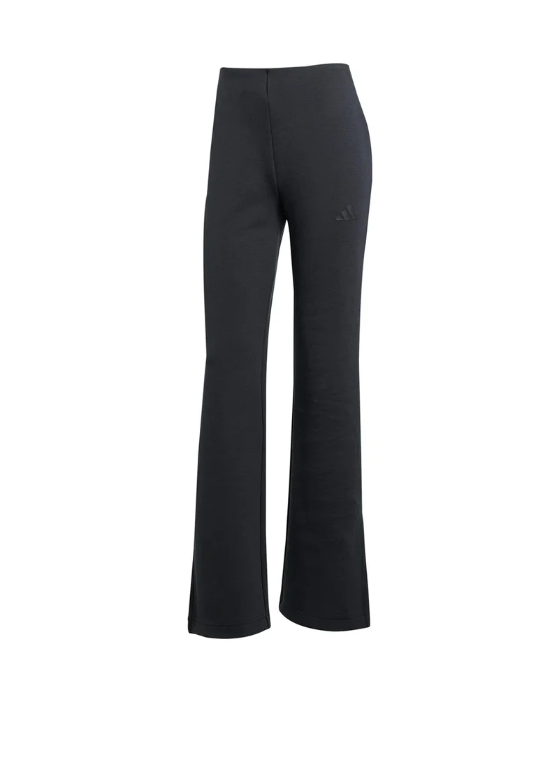 Adidas black All Season Soft Lux Flared Sweatpants for Women | Best Price UAE