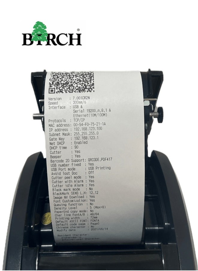 Birch DP-3422 High-Quality Thermal Barcode Printer – Label, Sticker & Shipping Waybill Printer for Retail and E-Commerce  - Image 5