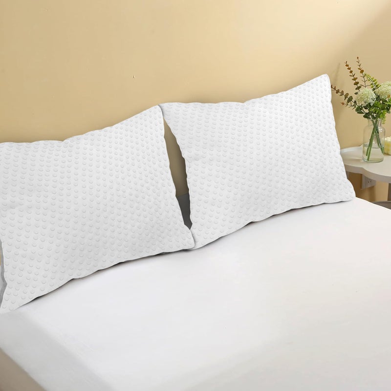 JDX Ultra Soft Microfiber Sleeping Pillow for Bedroom, Pack of 2, 16x24 inches or 40x60 Cm., (Cotton, White) - Image 5