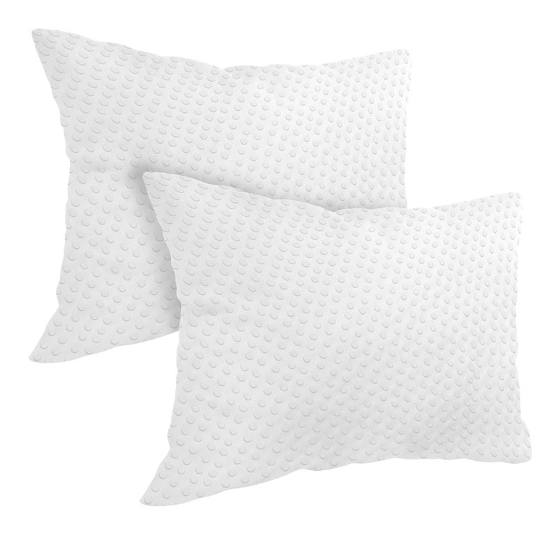 JDX Ultra Soft Microfiber Sleeping Pillow for Bedroom, Pack of 2, 16x24 inches or 40x60 Cm., (Cotton, White) - Image 1