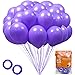 Jonhamwelbor Lavender Purple Matte Latex Balloons 12 Inches 100 Pack Light Violet Wedding Baby Shower Party Decorations Girl - Image 4