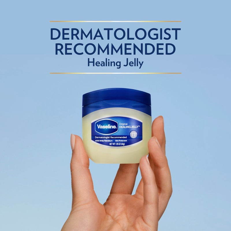 Vaseline Healing Jelly For Dry Skin and Eczema Relief Original 100% Pure Petroleum Jelly 1.75 Ounce (Pack of 1) - Image 2