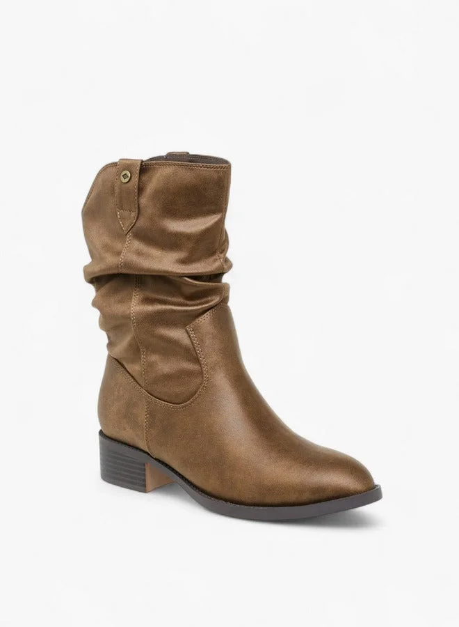 Lee Cooper Women's Solid Ankle Boots with Block Heel