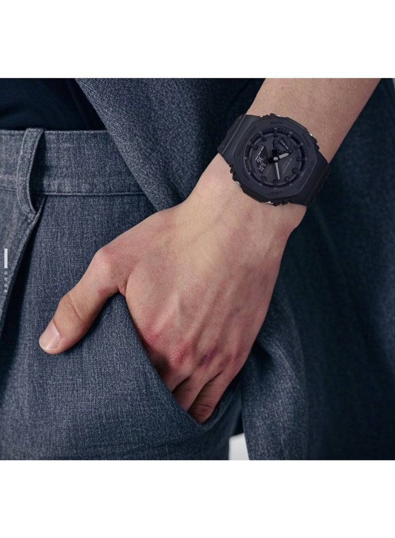 EDIFICE CASIO GA-2100 series 200-meter water-resistant quartz movement resin strap Japanese and Korean CASIO watch - Image 3