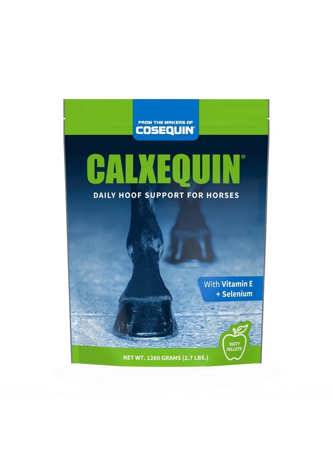 Nutramax Laboratories Nutramax Calxequin Pellets Daily Hoof Support For Horses With Vitamin E + Selenium, 1260 Grams  - Image 1