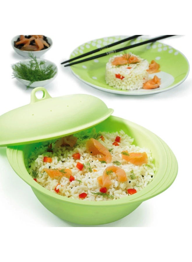 Mastrad Baby a rice spoon with a non-stick surface and a set of 2 silicone chopsticks The essential tool: a rice & grain cooker 4 piece set - Image 2
