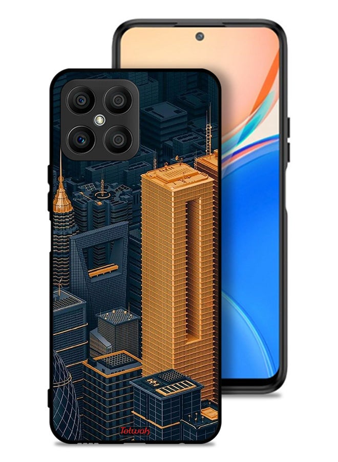 Tolwak Honor X8 4G Protective Case Cover Buildings Art - Image 1