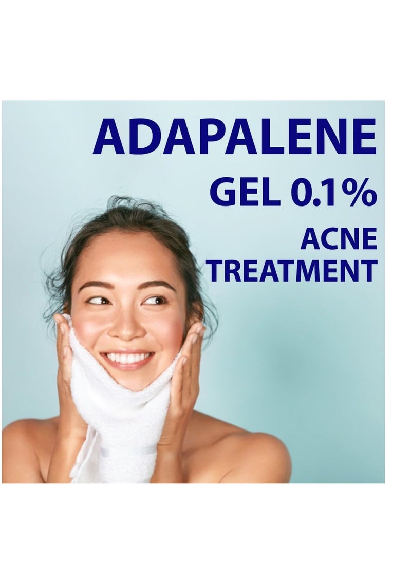 Adapalene Adapalene 0.1% Acne Treatment Gel - Paraben Free (0.5oz)  - Image 3