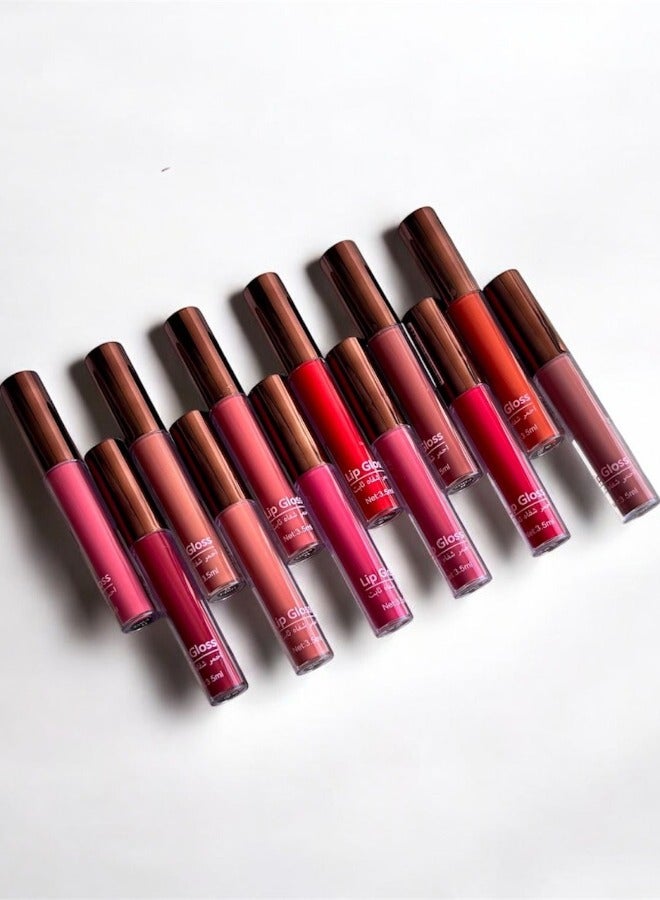 Fancy Beauties 12-Color Long-Lasting Liquid Lipstick - Perfect Coverage - Image 1
