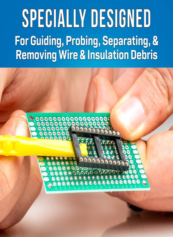 جونارد تولز مسبار عزل من النايلون الأصفر JIC-22035/10 من جونارد تولز مع خطاف سلك معزول، بطول 7 بوصات (عبوة من 10 قطع) - Image 4