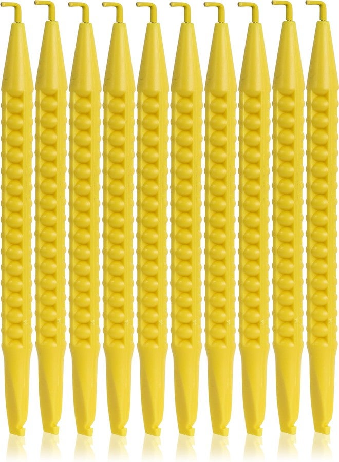 جونارد تولز مسبار عزل من النايلون الأصفر JIC-22035/10 من جونارد تولز مع خطاف سلك معزول، بطول 7 بوصات (عبوة من 10 قطع) - Image 1