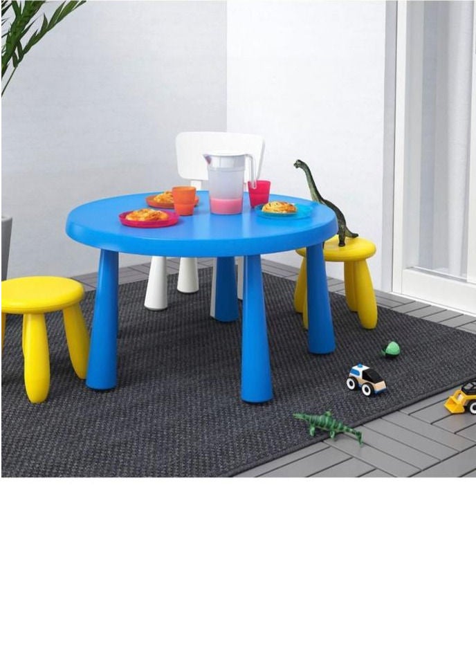 طاولة مدرسية اطفال لون ازرق - Image 3