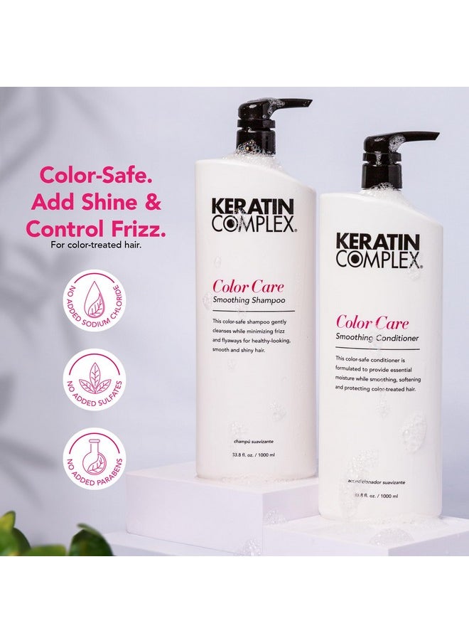 KERATIN COMPLEX - Keratin Complex - Color Care Smoothing Shampoo & Conditioner Duo - 33.8 fl oz Each - Image 1