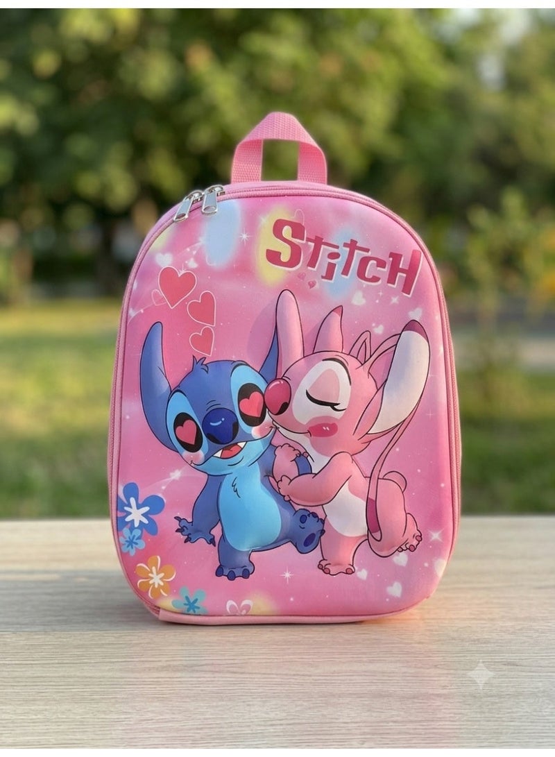 STITCH kids backpack stitch,3D raised relief,33x28x9 cm,for nursery and preschool - Image 1