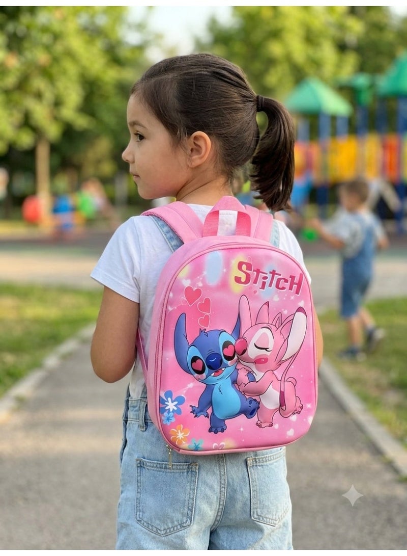 STITCH kids backpack stitch,3D raised relief,33x28x9 cm,for nursery and preschool - Image 2
