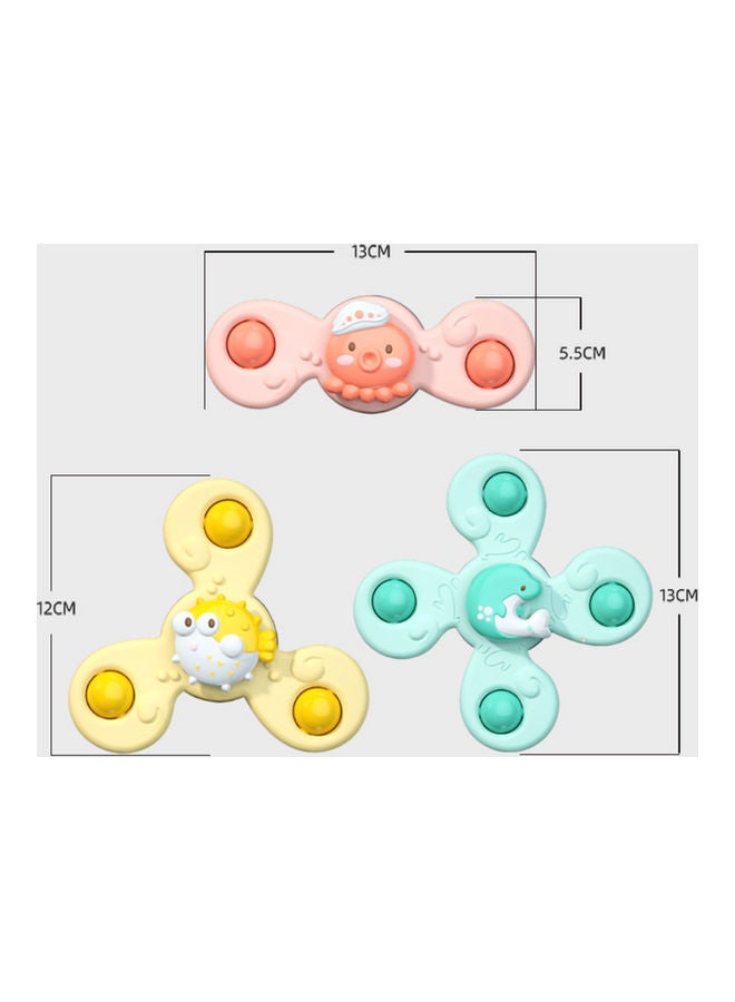 NIBEMINENT 3-Piece Suction Happy Bath Toy - Image 4