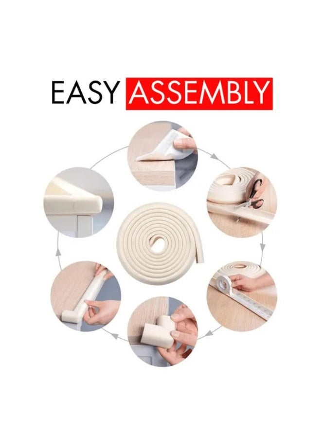 Nurtur Child Safety Foam Edge & Corner Protection 6 Pcs 2 Edge Guard + 4 Corner Guard - Image 4
