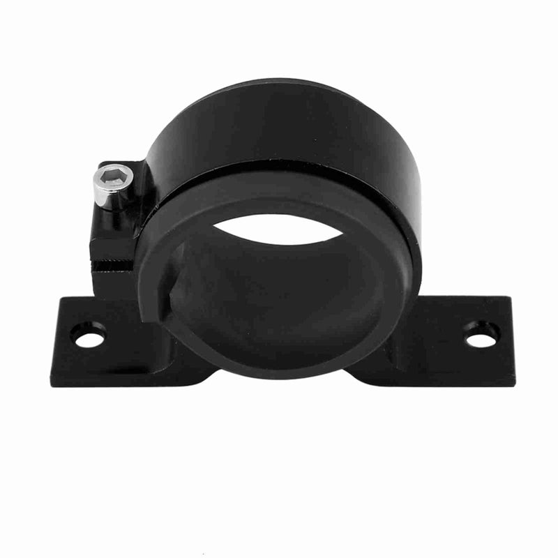 Aluminum Alloy 50mm Car Fuel Pump Mounting Bracket Single Filter Clamp Cradle Black - Image 3