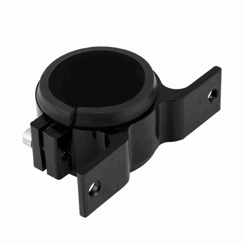 Aluminum Alloy 50mm Car Fuel Pump Mounting Bracket Single Filter Clamp Cradle Black - Image 2