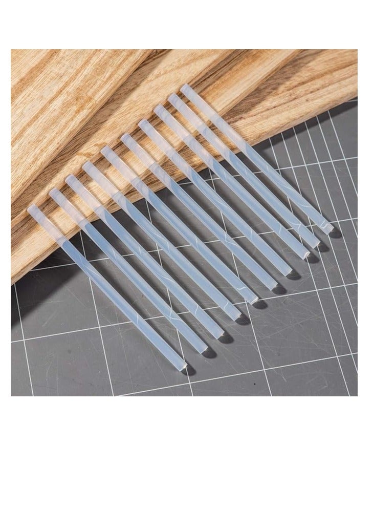 ديلي 10 قطع من عصا الصمغ الرفيعة المذوبة بالحرارة، شفاف 7 ملم - Image 2