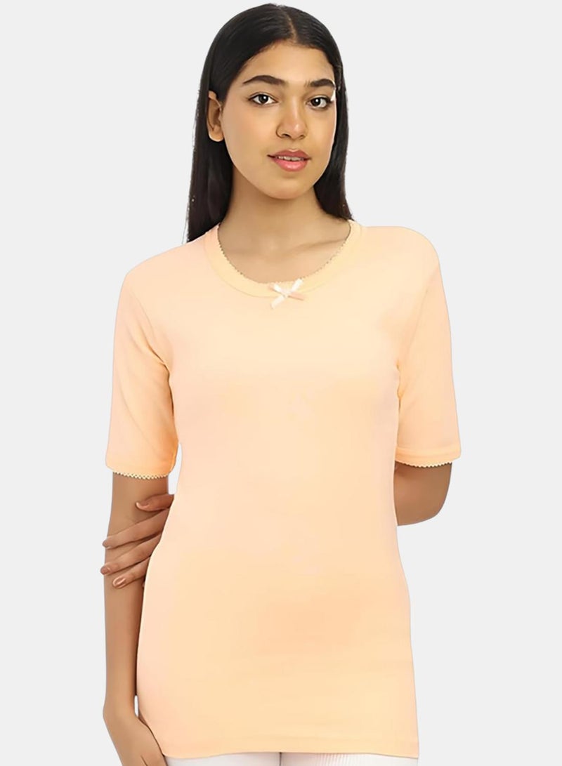 Dahab Cotton Half Sleeves Undershirt Round Neck - Image 1