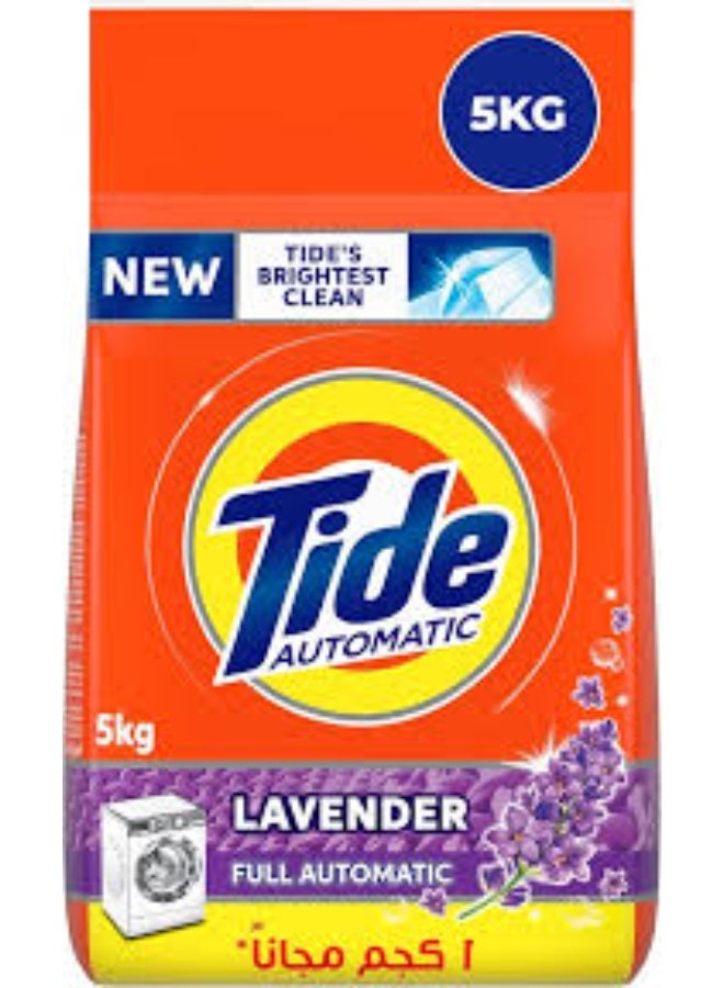 Tide مسحوق تايد الأوتوماتيكي باللافندر، 5.5 كجم