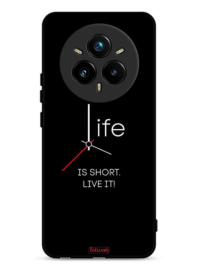 Tolwak غطاء حماية Realme 14 Pro Plus 5G - الحياة قصيرة عيشها