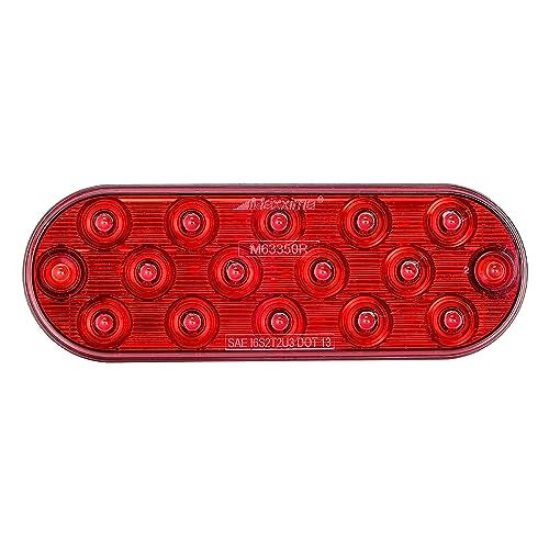Maxxima ماكسيمّا (M63350R ضوء توقف ذيل دوران LED بيضاوي أحمر فائق النحافة) - Image 4