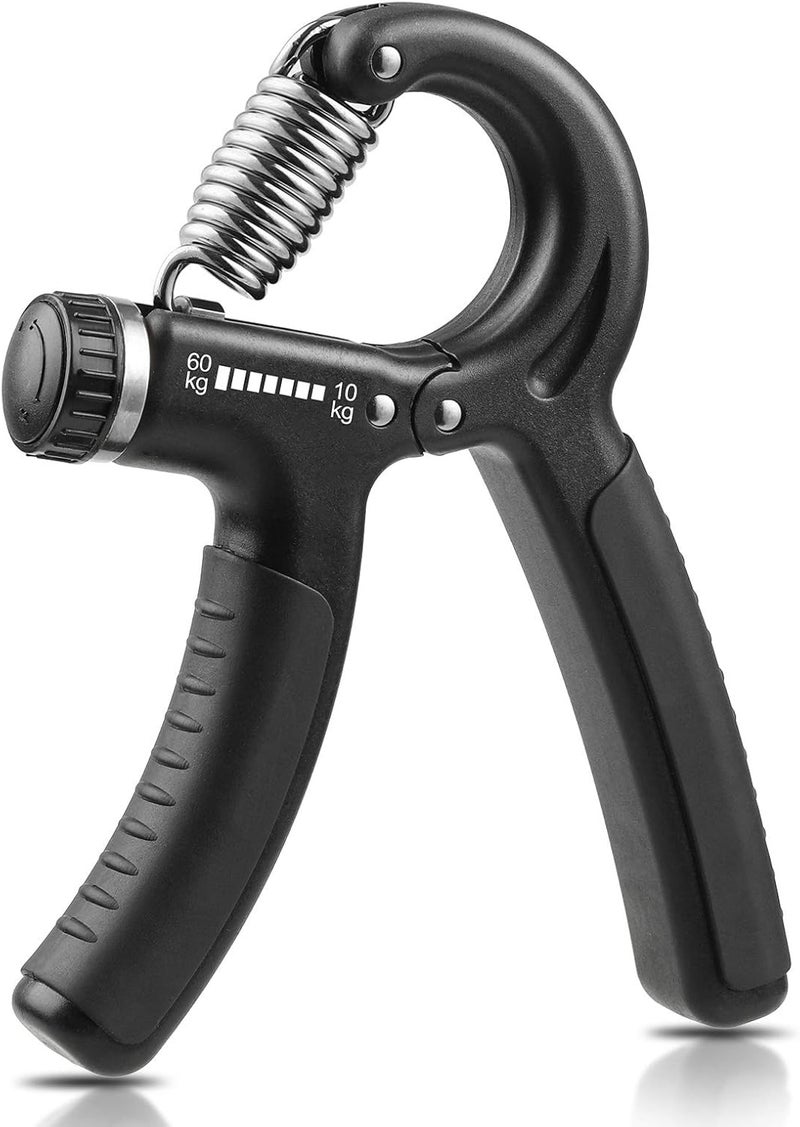 CITY STAR- Grip Strength Trainer, Hand Grip Strengthener, Adjustable Resistance 22-132Lbs (10-60kg), Perfect for Musicians Athletes and Hand Rehabilitation Exercising - Assorted Colors