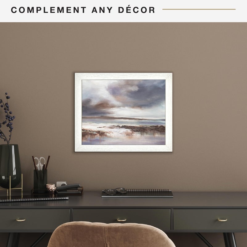 MCS Studio Gallery 11x14 Picture Frame White Woodgrain Engineered Wood, Rectangle Photo Frame for Photos, Posters & Art Prints (1-Pack) - Image 3