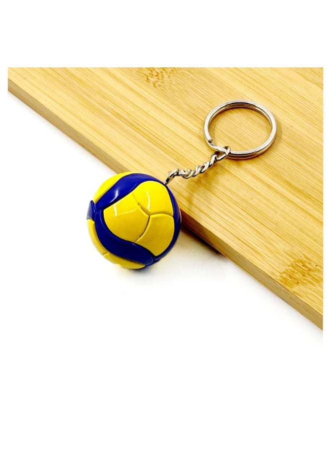 Generic AC Milan/Barcelona/Real Madrid Soccer Model Keychain Accessory Pendant Bag Chain Car Keychain Creative Gift for Unisex 