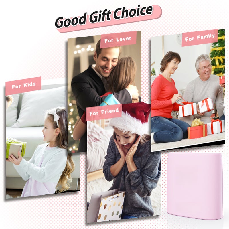 Q2 pro Mini Pocket Printer Portable Thermal Instant Photo Printing 300dpi BT Wireless Label Maker Machine APP Support Receipt Memo Inkless Sticker Notes Lists Scrapbook DIY Journal Pictures Compatible - Image 4