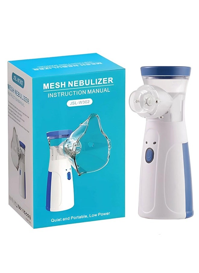 CATANES - Rechargeable Mesh Nebulizer for Respiratory Health with 2 Inhalation Mask and 1 Suction Nozzle and Multiple Accessories - Image 1