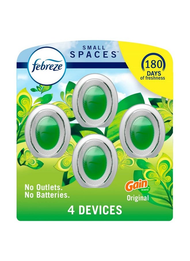 Febreze Small Spaces Air Freshener, Odor-Fighting, Plug In Alternative, Air Fresheners for Home and Bathroom and Kitchen, Closet Air Fresheners, Gain Original Scent, 4 Count - pzsku/Z5D899934C87416811374Z/45/_/1740982544/93e68a37-6599-4029-80e8-de18d50bb934