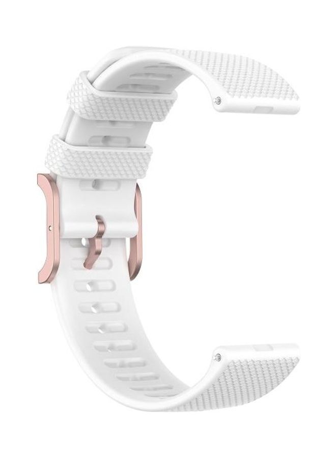 NIBEMINENT Dot Texture Wrist Strap For Samsung Galaxy Watch 3 45mm-46mm White  - Image 3