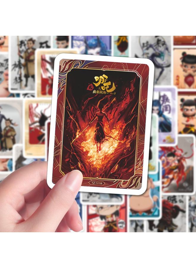What Is The Surrounding Mobile Phone Case, Little Magic Boy Movie Sticker 02, Waterproof, What Is The IPad Sea Card Sticker 16-Colour: Loss-making Sale, No Duplication - 80 Nezha Photo Cards  - Image 3