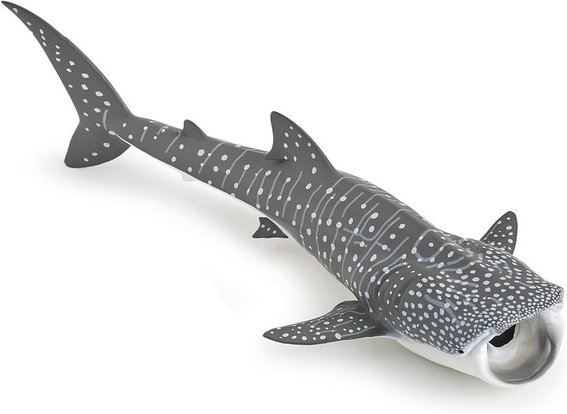 Papo  Whale Shark  Realistic Figurine  for Ages 3  Marine Life Collection  Hand Painted  Highly Detailed  Durable and Educational  Gift Idea  Collectable  Whale Shark Toy - Image 1