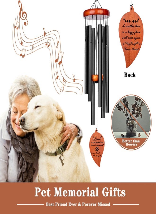 VENBEEL Pet Loss Gifts, 28'' Dog Memorial Wind Chimes, Loss of Dog Sympathy Gift, Pet Loss Passing Away Remembrance Bereavement Gift - Image 2