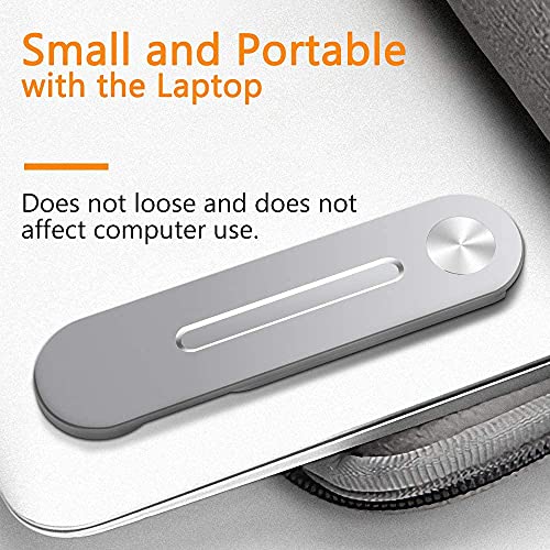 DK177 Laptop Phone Holder, Laptop or Desktop Monitor Side Mount Phone Holder, Slim Portable Foldable Smartphone Stand, Computer Monitor Expansion Bracket, Compatible with Any Phone, Black - Image 5
