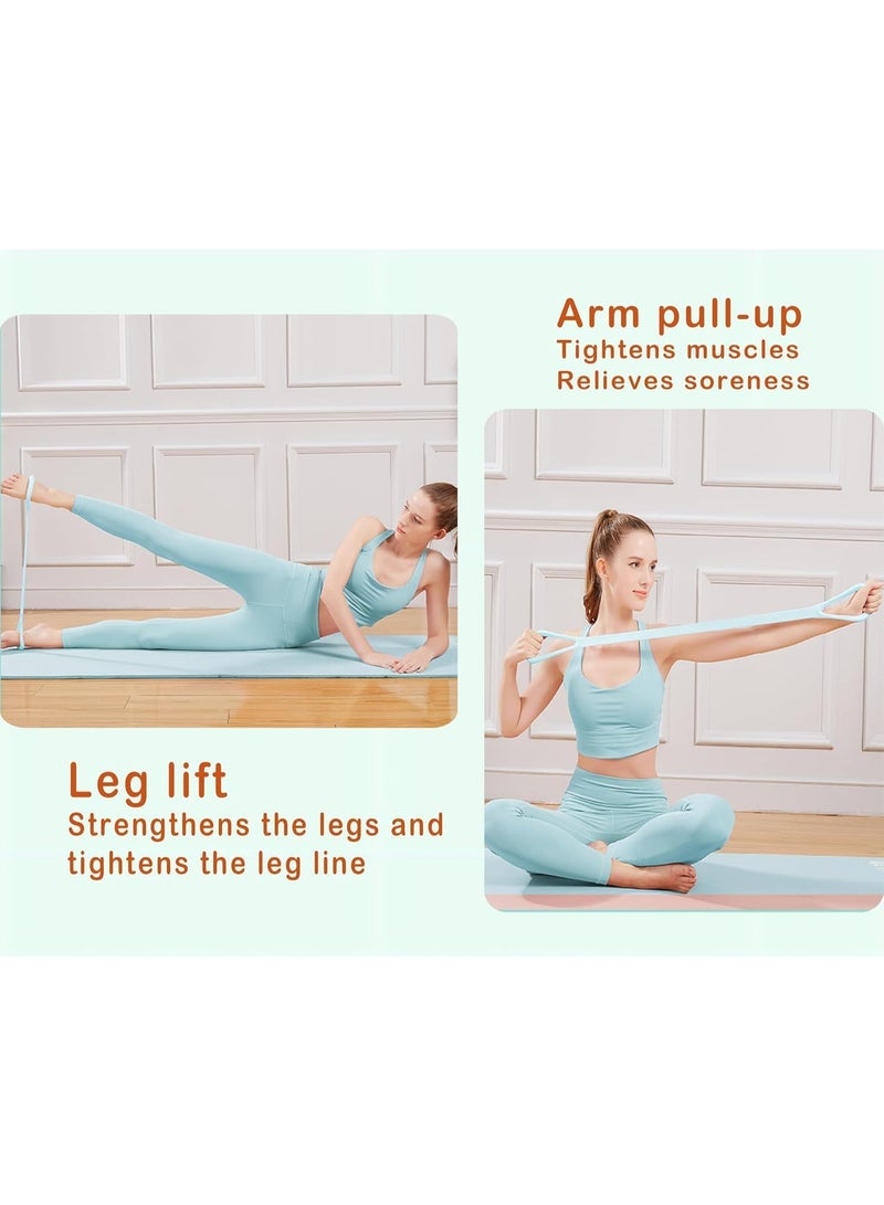 شريط مقاومة اللياقة البدنية علي شكل 8 ، حبل مرن لتمرين الذراع الخلفي والكتف، يستخدم أيضًا كأشرطة يوغا وأشرطة مرنة للبيلاتس، أشرطة تمدد الصدر للتمرين للعلاج الطبيعي - Image 5