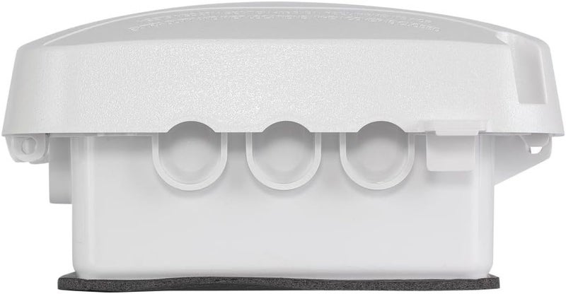 Intermatic WP5100W Extra Duty Plastic Weatherproof Cover, 2.75-Inch Single Gang, White - Image 4