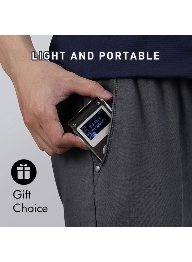 8GB Digital Voice Recorder 1.1 Inch Color Screen USB Rechargeable Long Endurance 1 Set - Image 3