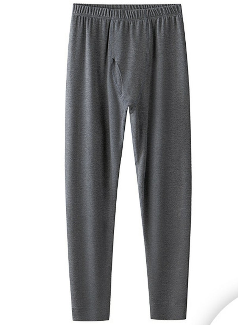Loquat Men's Tights Leggings Underwear Thermal Pants Long Johns Bottoms Wintergear  Warm Base Layer Bottoms Deep Grey 